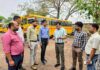 डीएवी स्कूल के वाहनों पर किया एक लाख रुपए का जुर्माना…