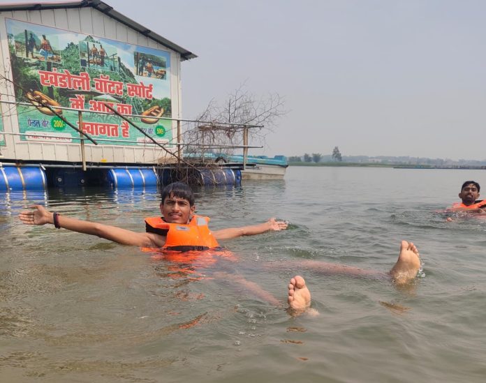 खंडोली डैम में चला जल सुरक्षा जागरूकता अभियान