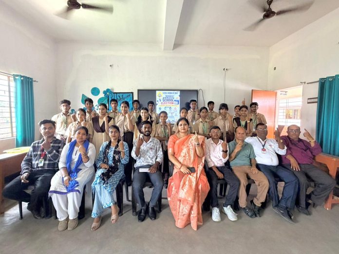 ग्लोबल स्कूल ऑफ इंडिया में छात्र परिषद् चुनाव संपन्न, विद्यार्थियों ने सीखी लोकतंत्र और मतदान की प्रक्रिया