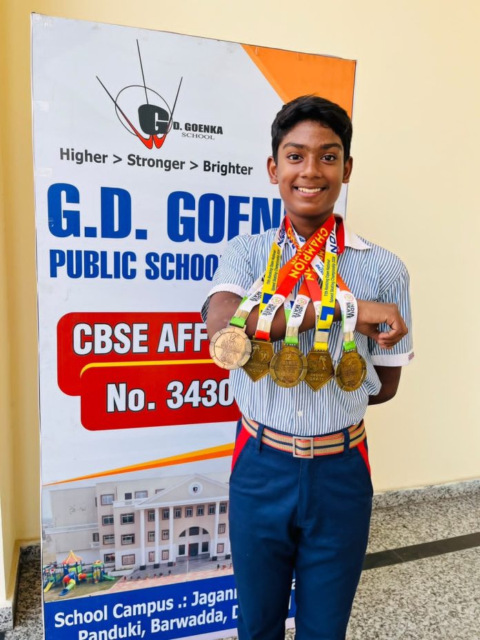 Dhanbad skating champion Rudransh: धनबाद का रुद्रांश शर्मा बेल्जियम में करेंगे भारत का प्रतिनिधित्व, स्केटिंग में रचा इतिहास!