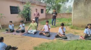एशियन कॉन्वेंट स्कूल बरसोली योग दिवस आयोजन