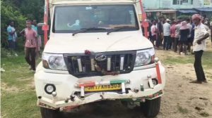 Rajganj pickup van accident 2