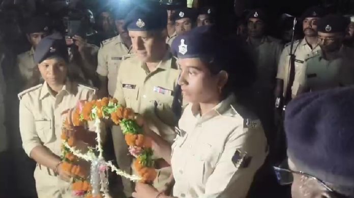 दरोगा नीरज कुमार अंतिम विदाई
