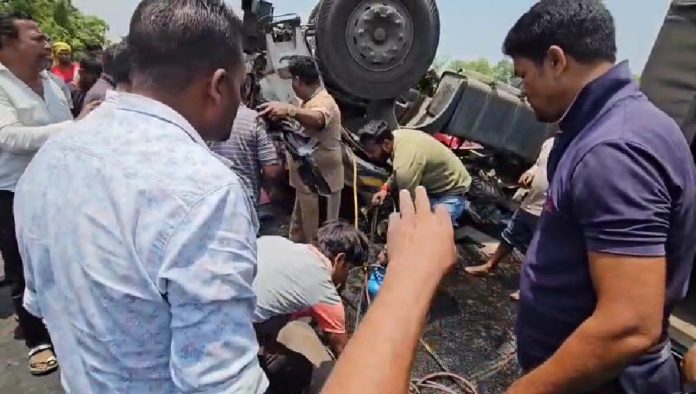 चरही घाटी हाईवा दुर्घटना