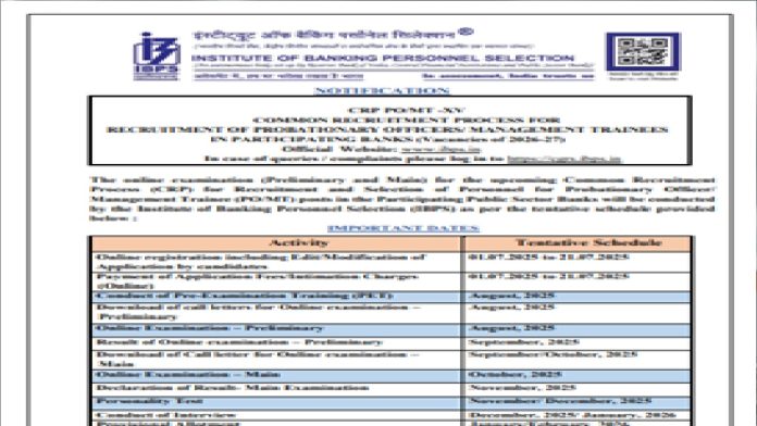 IBPS PO Recruitment 2026: 6,715 पदों पर भर्ती शुरू, 21 जुलाई तक करें आवेदन, जानें योग्यता, सैलरी और पूरी प्रक्रिया