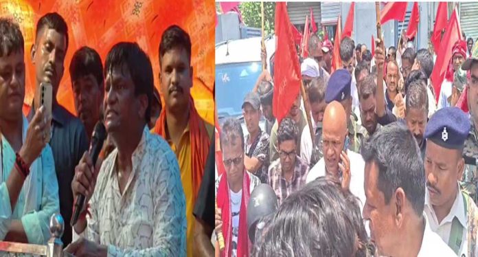 निरसा में एलिवेटेड फ्लाईओवर को लेकर सियासी टकराव, सांसद और विधायक की अलग-अलग पदयात्रा