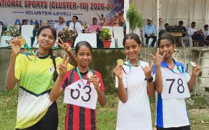 DAV Koyla Nagar में National Sports Cluster Level प्रतियोगिता, विजेता छात्र अब Zonal Level में करेंगे धनबाद का प्रतिनिधित्व