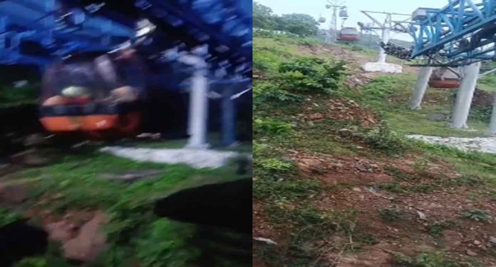 Rajgir Ropeway News: तकनीकी खराबी से हवा में रुके रोपवे के केबिन, सभी पर्यटक सुरक्षित निकाले गए