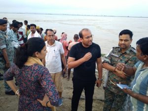 भागलपुर में टूटा राघोपुर-नरकटिया तटबंध, 80 मीटर तक कटाव से मचा हड़कंप