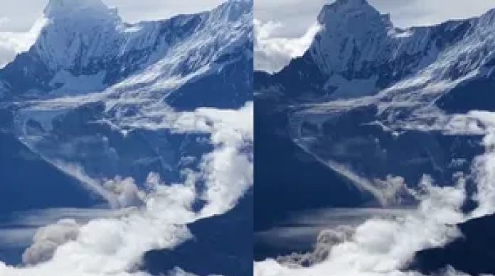 Nepal Glacier Collapse: बाढ़ के बाद सामने आया 800 मीटर ग्लेशियर टूटने का खौफनाक वीडियो