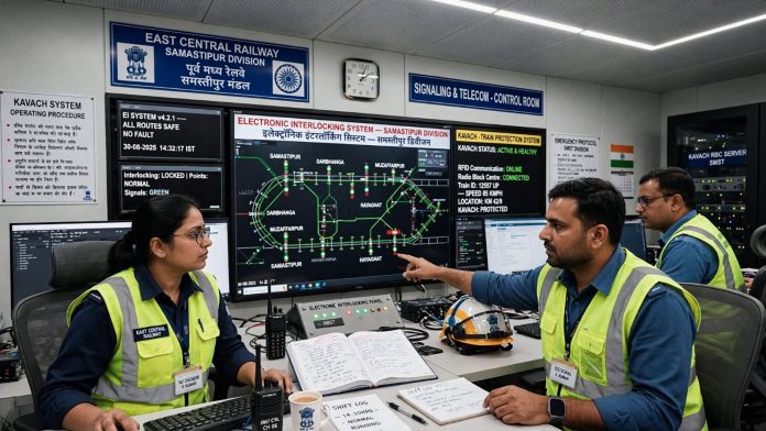समस्तीपुर मंडल के 21 स्टेशनों पर इलेक्ट्रॉनिक इंटरलॉकिंग, रेलवे ने मंजूर किए ₹233 करोड़