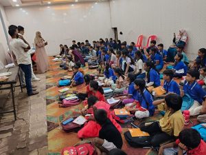 साथी फाउंडेशन में शिक्षा संवाद कार्यक्रम, सैकड़ों बच्चों ने लिया हिस्सा