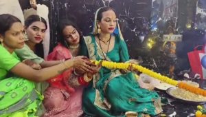 धनबाद में किन्नर समाज ने धूमधाम से मनाई जन्माष्टमी