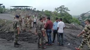 Nirsa CISF Protest 3