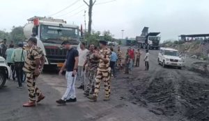 Nirsa CISF Protest 2