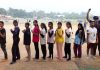 Dhanbad Golf Ground Protest: धनबाद गोल्फ ग्राउंड में मेला लगाने पर बवाल, खिलाड़ियों ने काला बिल्ला लगाकर जताया विरोध Dhanbad Golf Ground Protest: धनबाद गोल्फ ग्राउंड में मेला लगाने पर बवाल, खिलाड़ियों ने काला बिल्ला लगाकर जताया विरोध