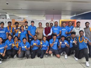 Asian Games 2026: भारतीय तीरंदाजी टीम ने जीते 9 पदक, अर्जुन मुंडा ने किया स्वागत