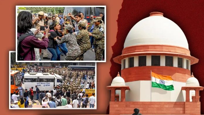 Supreme Court on CJP Protest