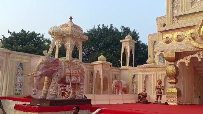 Nirsa Durga Puja Pandal Inauguration